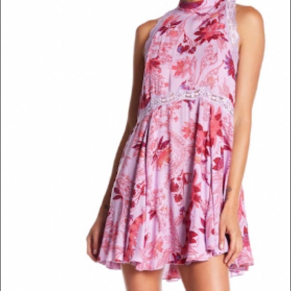 🌸FREE PEOPLE She Moves High Neck Sleeveless Dress